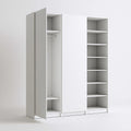 Armoire de rangement aux lignes épurées, coloris blanc